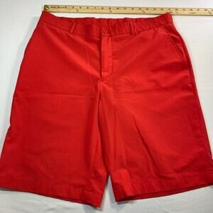 Slazenger Men’s Golf Shorts • Waist 35 • Bright Red • 11” Inseam